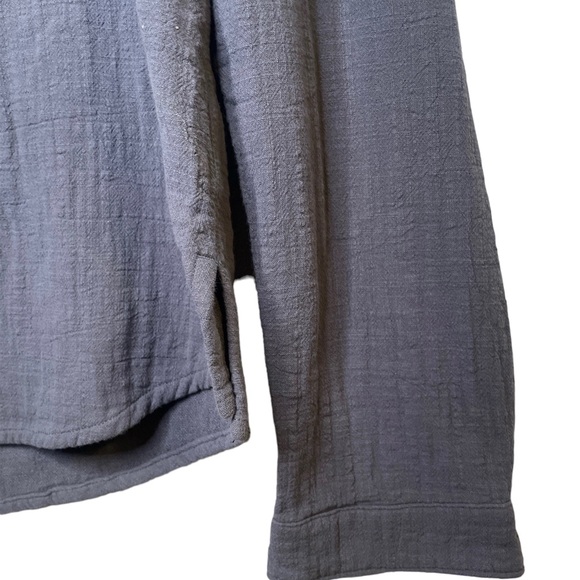 Carbon 2 Cobalt | Men’s Gray Cotton Long Sleeve Button Down Shirt - Size Large - Picture 4 of 6